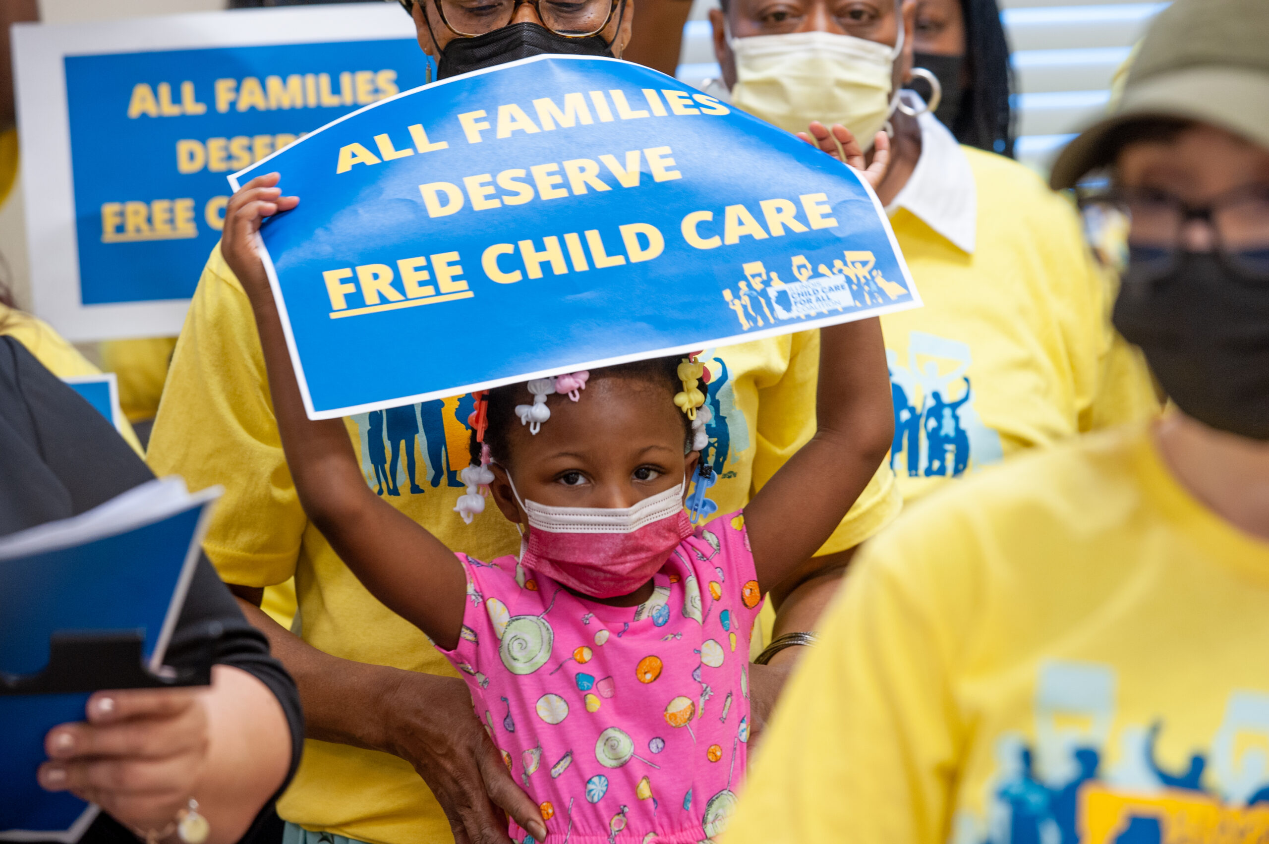 Child care for all launch whitepaper presser photos